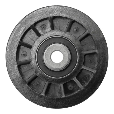 Drive Flat Idler Pulley Replacement Fit Husqvarna Dixon AYP Lawn Tractors For GT54 LS CS And More With 9.7mm Shaft, 87.8mm OD.