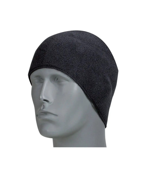 Fleece Cap Black Beanie For Cold Weather Warmth And Cozy Comfort With Soft Fleece Lining Wind Resistant Winter Hat One Size Fits Most Made In United States