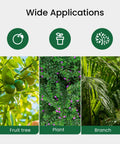 Wide applications of Three Pack Trimming Scissors With Teflon Coated Non Stick Blades for pruning fruit trees, plants, branches