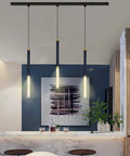 Wind Chime Style Pendant Lights 3 Pack Track Lighting Kit With Adjustable Cords Modern Kitchen Island Hanging Ceiling Light
