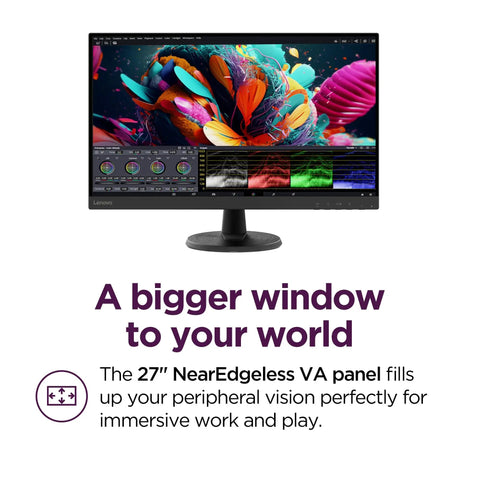 D27-40 27 Inch FHD All In One Monitor That Rocks For Work Or Play, 75Hz Refresh, Natural Low Blue Light, AMD FreeSync, 0.4ms MPRT
