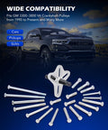 Pro Grade Harmonic Balancer Puller Kit And 49-Piece Gear Puller Set with bolts and tool against truck background