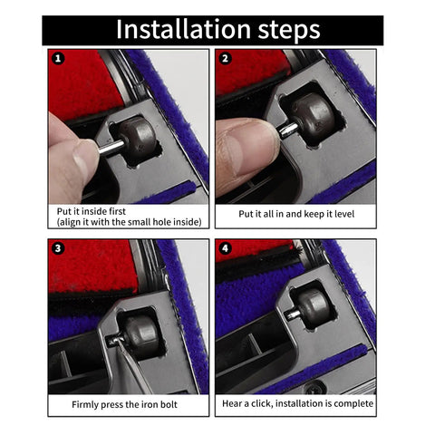 Widened Rollers And Axles Wheels For Robot Vacuum Protect Floors On Carpets Easy Install Replacement Parts installation guide