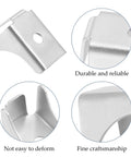 Heavy Duty Steel Shelf Clips For Metal Cabinets And Display Units Easy To Use Lightweight Shelf Supports with close-up details