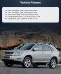 A silver SUV parked outdoors, compatible with Rear Wheel Hub Bearing Assembly For AWD Ready To Roll 5 Lug 512284 Without ABS.