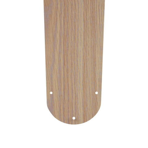 Close-up of bleached oak finish on a 16.5 Inch Replacement Ceiling Fan Blade For 42 Inch Fans Five Piece Set With Reversible Finishes.
