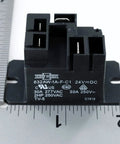 Front view of 832AW-1A-F-C1 24VDC Relay 240VAC General Purpose Relay 30A marked with 30A 250VAC and 24V DC coil