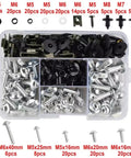Beefy Waterproof Alloy Motorcycle Bolt Kit With Nuts, Bolts And Clips For R1150R R1200GS K1200S K1300S K1600, sealed kit, assorted M5-M8 fasteners