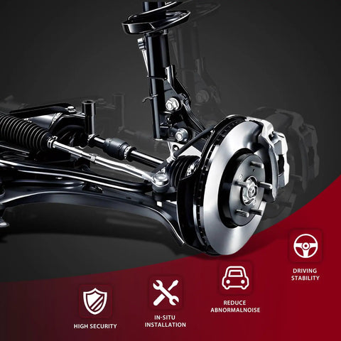Awesome Front Lower Control Arm And Ball Joint Suspension Kit Pair Fits Cars With OEM Numbers Like 51360SCVA03 For Heavy Duty Driving Smoother Rides black front suspension assembly with disc brake and control arm