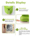 Details display of Grab And Go Three Size Circle Hole Punch Set for Scrapbooking showing handle, material, and safety design.