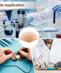 Twelve Piece Pure Copper Anode Sheets For Electroplating Strips Sized At Point Zero Zero Four X One X Six Inches Perfect For Diy Plating And Science Projects in a lab environment.