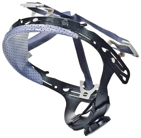 Fas-Trac III Replacement Suspension for cap style hard hats, 4-point attachment, standard size, worksite ready.