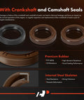 Premium crankshaft and camshaft seals for All In One Timing Belt Kit With Water Pump For 1.8L Volkswagen And Audi Models 2000 2006.