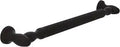 16 Inch Grab Bar In Oil Rubbed Bronze With Smooth Finish No Slip Grip ADA Compliant Solid Brass Bathroom Rail Concealed Screws Built Tough.