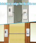 3 Piece Abs Window Locks With Coded Lock No Tool Needed Install Kidproof Security For Freezer And Cabinets Strong Steel Construction.
