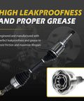 2.4L Front Left And Right CV Axles And Front Wheel Bearing Hub Kit For 2010 To 2017 Chevy Equinox And GMC Terrain, close-up view