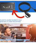 Type C Car Music Interface Adapter And Aux Cable For MMI 3G Plus 2 In 1 Music Playback While Connected Plug Into Your Ride