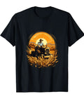 Farm Life Combine Harvester T Shirt For Farmers Ranchers And Agricultural Lovers Who Dig Big Machinery Harvest Season Gear And Real Frontline Farm Work Ride Or Die Tee featuring farmer on tractor design