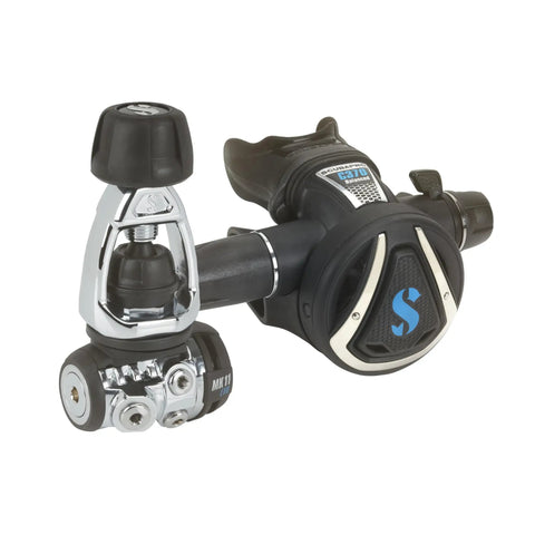 MK11 EVO C370 Dive Regulator System For INT With Air Balanced Diaphragm, Forged Brass Body, Metal Fins For Superior Thermal Exchange