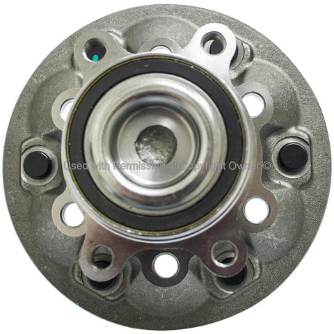 Front view of the Front Wheel Bearing And Hub Assembly 2 Piece Kit For Chevrolet Colorado 2004 2012 And GMC Canyon 2004 2012