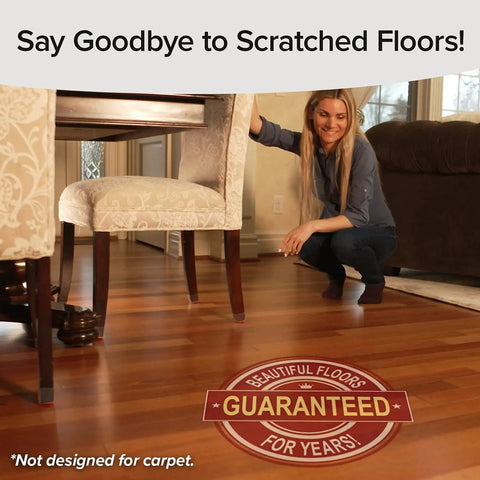 Ruby Sliders Chair Leg Covers For Furniture Protect Hardwood And Tile Floors From Scratches Fits Most Leg Sizes And Shapes