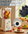 Replacement Blender Coupler Kit For KSB5 And KSB3 Series DIY Friendly 9704230 Compatible With Spanner Tool Includes WP9704230VP WP9704230 AP2930430 PS401661 1.42 Inch OD Shaft 6mm Center Hole, black coupler and wrench