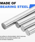 2 Pack 10Mm By 350Mm Linear Motion Rods Hardened Chrome Plated HRC50 For 3D Printers DIY CNC Smooth Glide Ball Bearing Steel Shafts