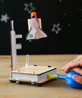 Totally Build It Yourself Space Explorer Kit For Kids Ages Five Plus With Real World Science Lessons Spin A Mini Solar System Build And Launch Model Rockets Paint Space Crafts And Learn How Astronauts Fly; hand launching paper rocket
