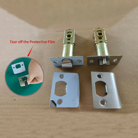 Components of Keyed Entry Door Lever Lock With Reversible Backset For Exterior And Interior Doors shown on table detail MR802ET