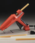 Hot Melt Applicator AE II for Precise Bonding and Versatile Use, lightweight ergonomic with adhesive stick and cable.