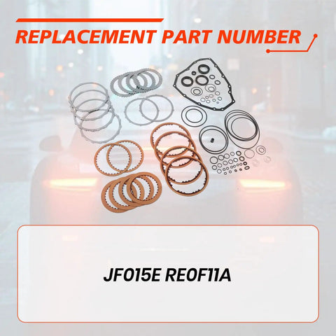 Transmission Master Rebuild Kit For JF015E RE0F11A CVT With Seals, Automotive Overhaul Kit Compatible With March Versa Sentra Cube Tiida NV200 And Spark Models Fits 1.4L To 2.0L Engines, seal rings and gaskets