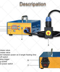 Portable Car Dent Fix Kit With Induction Heating And Digital Display PDR Puller for auto body dent removal showing control panel.