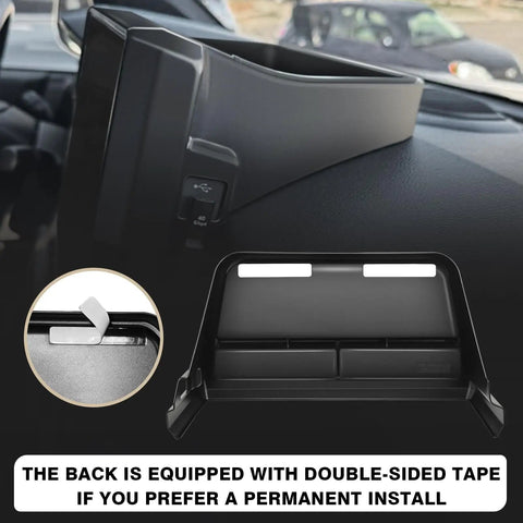 Toyota Tacoma And 4Runner 14 Inch Screen Center Console Storage Box ABS Accessory Organizer installation detail
