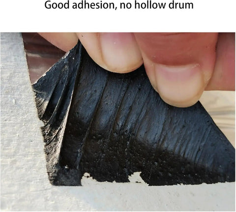 Close-up of Self Adhesive Aluminum Foil Roofing Tape With Instant Airtight Seal showing strong adhesion without hollowness.