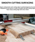 Durable Heavy Duty CNC Spoilboard Surfacing Router Bit With Half Inch Shank And Two Inch Cutting Diameter on CNC machine