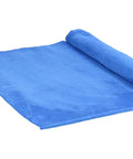 Quick Dry Microfiber Towel For Gym, Travel And Camping, XL 35 By 62 Inches, Ultra Absorbent, Fast Drying, Cobalt, Snap Loop For Easy Hanging