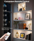 Installed Five Pack 6 Inch Wireless Under Cabinet Lights Rechargeable LED Motion Sensor Lights With 3 CCT Dimmable Stick