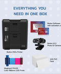 Plug And Play Desktop Identification Card Printer With Built In Camera And Full Color Ribbon Shoots Out Crisp Badges Instantly Smooth 300 Dpi Workflow That Keeps Your Crew Hustling Without Waiting On Slow Shipping Runners with included software, ribbons, and PVC cards.