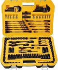 Pro Grade Mechanics Tool Set 184 Pieces With Corrosion Resistant Black Chrome Finish 72 Tooth Ratchets Durable Case
