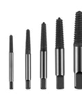 Top Rated 6-Piece Screw Extractor Set Made From Heavy Duty Carbon Steel. Ultimate Damaged Bolt Remover Kit For Stripped Screws and Stuck Fasteners.