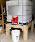 9X9 Heavy Duty Sliding Grain Gate Built Tough For Barns And Ibc Totes Smooth Manual Flow Control Rust Proof Steel on IBC tote.