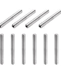 10 Pcs M6-1 X 50mm Grub Screws 304 Stainless Cup Point Allen Head Screws Internal Hex Socket Drive For Bathroom Fixtures, Furniture Repair
