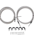 Premium Stainless Steel Braided Fuel Line Kit For Chevy Silverado And Gmc Sierra 1500 2500 Replacement Replaces Hard Lines Easy Install Direct Fit, braided hoses and hardware