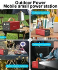 Beast Mode Hella Reliable Portable Power Generator And Charging Station For Outdoor Camping Emergency Backup Battery with multiple uses.