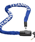 3.3 Feet Heavy Duty Bike Chain Lock With Key 6mm Thick Chain For Bicycle Motorcycle Door Gate Fence And Grill Security