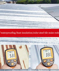 Heavy Duty Asphalt Roof Repair Tape For Sneaky Leaks And Narrow Cracks Waterproof Aluminum Flashing Roll on insulated roof surface.