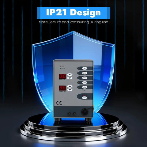 IP21 Dope Pulse Arc Jewelry Welder 110V With 50-600A Adjustable Current display, shield graphics in background