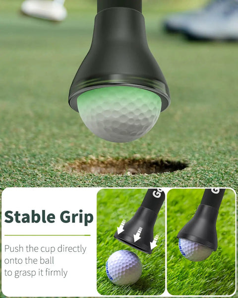Putter Ball Retriever Cup 4 Pack Soft Rubber Grabber For Round Thinner Putter Grips 0.9 To 1.06 Inches Easy Ball Pickup From Sand Traps Mud Grass Back Saver Portable Golf Accessory