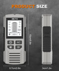 Lightweight 5 in 1 Wall Scanners Studs Finders with Auto Calibration Ceiling & Floor Detectors size and display detail.