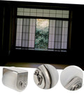Beefy 304 Stainless Steel Gate Roller with bracket U groove wheel for boat and RV sliding doors, close-up and installed view